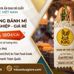 In Bao Đựng Bánh Mì Theo Yêu Cầu Tại Quận 3